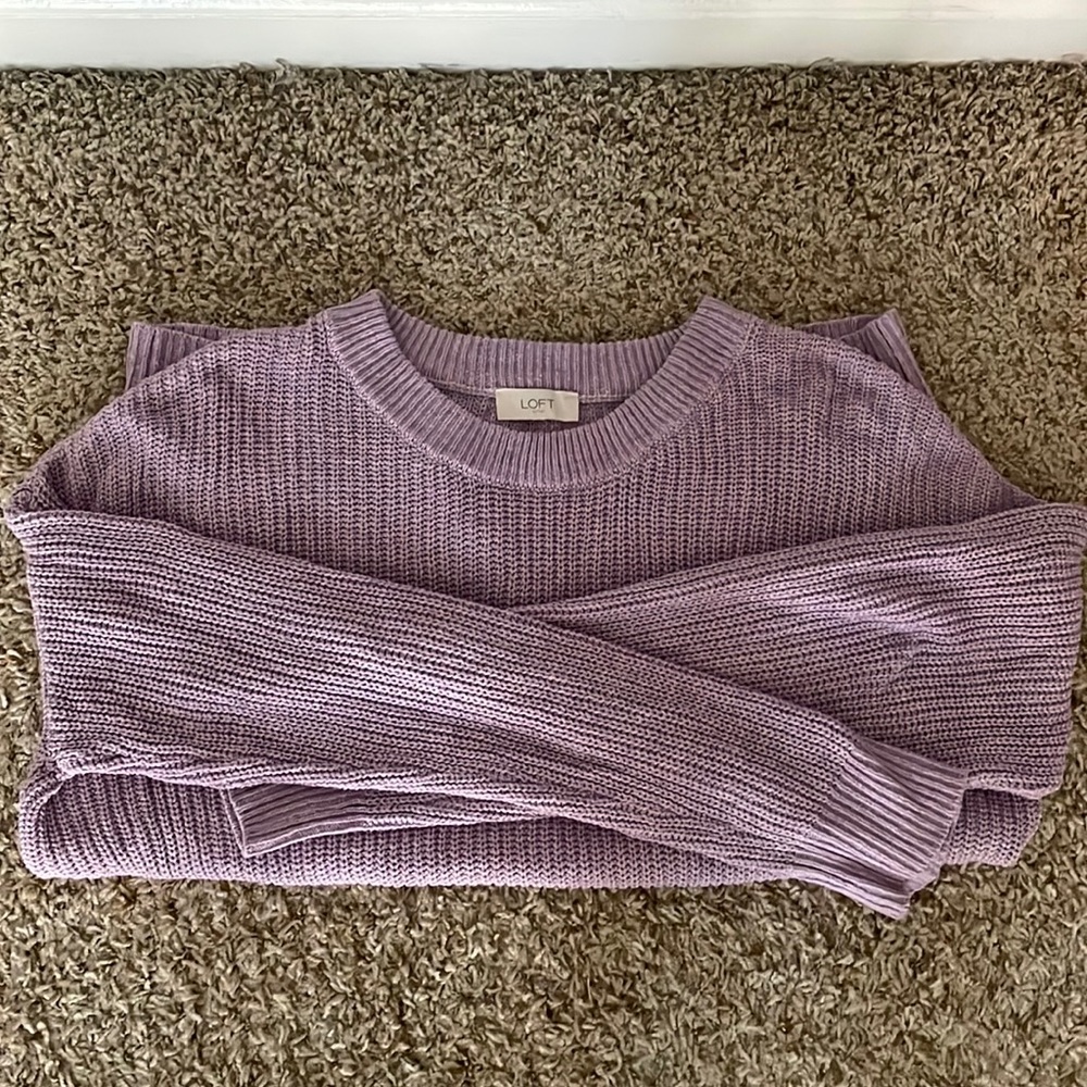 Loft lavender sweater